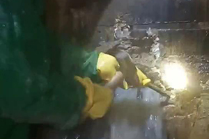 海南消防水池堵漏施工视频