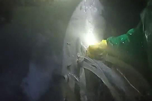 海南消防水池堵漏现场